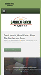 Mobile Screenshot of gardenpatchmarketonline.com